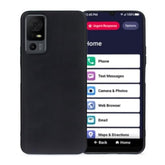 For Jitterbug Smart4 Case, Silicone Soft Tpu Flex And Easy Grip Case For Jitterbug Smart 4 (2023) For Seniors (Aka Lively Smart) (Black)