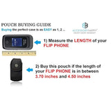 Military Grade Cell Phone Case,Rugged Pouch Holster Inhale Holder Clip Belt Flip Phone Case Fits Kyocera Cadence S2720, Duraxtp, Duraxv Lte, Duraxv Plus, Duraxe, Most Large Flip Phones & Insulin Pumps