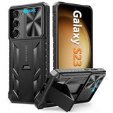 For Samsung Galaxy S23 Case: Military Grade Drop Proof Protection Rugged Protective Cell Phone Cover With Kickstand | Shockproof Tpu Matte Textured Sturdy Bumper Cases For Galaxy S23 5G 6.1''