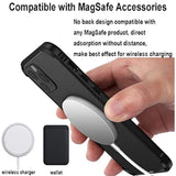 For Iphone 17 Pro Max Bumper Case Metal - No Back Design Compatible With Magsafe Aluminum Backless Edge Frame Fast Heat Dissipation Shockproof Slim Thin Protection Case For Iphone 17 Pro Max (Orange)