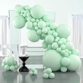 Light Green Balloons 127Pcs Different Sizes Pack Of 36 18 12 10 5 Inch Mint Pastel Peppermin Green Balloon Arch Kit For Baby Shower Spring Forest Birthday Party Decorations Green-Q06