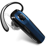 Bluetooth Earpiece, M26 Bluetooth Headset Handsfree V5.0 Wireless Earpiece Headphone With Noise Reduction And Microphone Compatible For Android Iphone Cell Phone Laptop - Blue