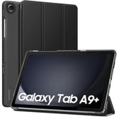 Moko Case For Galaxy Tab A9+/A9 Plus 11 Inch 2023, Slim Stand Protective Smart Cover With Hard Pc Translucent Back Shell For Tab A9 Plus Tablet (Smx210/X216/X218), Auto Wake/Sleep, Black