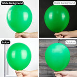 100 Pcs Malachite Green Balloons (5 Sizes) Clover Green Garland Arch Decorations