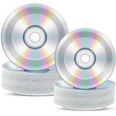 100Pcs Cd Paper Plates 90'S Party Plates 7In And 9In Retro 90S Theme Party Decorations 1990'S Supplies 90S Birthday Disc For Back To The 90'S Throwback Music Supplies Favors
