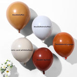 138pcs Fall Balloon Garland Arch Kit Double Stuffed Burnt Orange Terracotta Balloons