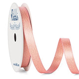 Rose Gold Double Faced Purl Ribbon,Luxury Glitter Ribbon,3/8 Inches X