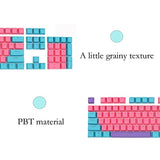 Matcha Keycaps Pbt Dye-Sublimation Xda Profile English Custom Keycaps 60 Percent Ansi Us Layout For 61 64 68 87 104 108 Mechanical Keyboard(Matcha)