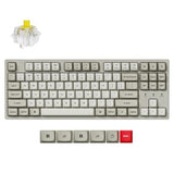 C1 Pro 8K Qmk Wired Custom Mechanical Keyboard, Tkl Layout Launcher Support With Hot-Swappable Super Red Switch, Pbt Keycaps Compatible For Mac Windows Linux