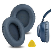 Geekria QuickFit Replacement Ear Pads for JBL Quantum 100 Headphones Ear Cushions, Repair Parts (Blue)