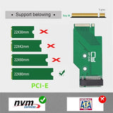 Pci-E 4.0 Ngff Nvme 22X42Mm To 22X80Mm M-Key Male To Female Extension Ssd Adapter Compatible With Legion Go Game Boy