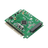 Cablecc Low Profile Half-Heigh mSATA SSD to 2.5 inch IDE 44pin Hard Disk Case