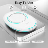 Ultra Slim Undetectable Mouse Mover, Mouse Jiggler With Adjustable Interval Timer, Simulates Realistic Mouse Movement For Keeping Computer Laptop Active Office Home Remote Work (White)