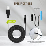 Power Supply Cable for AAA Battery, Replace AAA Battery