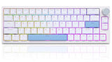 X Boyi 66Pro Magnetic Switch Rapid Trigger Rgb Gaming Keyboard,60% Hall Effect Adjustable Actuation Gasket-Mounted Hot Swap Wired Mechanical Keyboard With Knob For Pc/Mac Gamer (White)