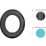 Replacement Earpads Compatible With Corsair Hs70 Hs60 Hs 50Pro Headphones, Earpads Cushions With Soft Protein Leather And Memory Foam (Black)