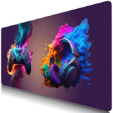 Large Mouse Pad, Gaming Mouse Pad, Laptop Desk Mat Easy Gliding Mousepad With Stitched Edges, Non-Slip Rubber Base Mouse Pads For Desk, Office And Home (31.5” X 11.8”) -Game Consoles