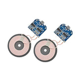 2Pcs Qi Wireless Charger Pcba Circuit Board With Coil Pad Charging For Diy K9G9