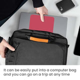 Small Mouse Pad 6 X 8 Inch, Horizontal And Vertical Flexible Use. Great For Traveling, Wireless Laptops, Keyboard Trays, Offices, Etc. (Red)