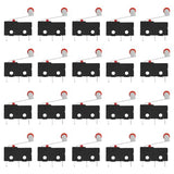 20 Pcs Micro Limit Switch Momentary Hinge Roller Lever Arm Ac 125V 5A Spdt 3 Pin