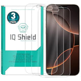 Glass Screen Protector Compatible With 17/17 Pro/Iphone 16 Pro (3-Pack)(Case Friendly) Clear Tempered Ballistic Glass Hd And Transparent Shatter-Proof Shield, 99% Touch Accuracy