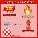 BBQ Balloons Summer Baby Q I Do Party Decorations for Baby Shower and Cookout
