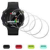 4 Pack Garmin Forerunner 55 45 45S Screen Protector with Silicone Anti-Dust Plugs