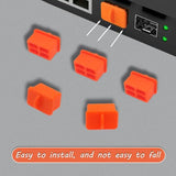 Sfp Dust Covers, Fiber Optical Port Plug, Anti-Dust Caps, Silicone Protector For Transceiver Module/Switch/Network Cards/Router/Media Converters, 10Pcs/Pack