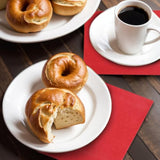 100-Count 2-Ply Christmas Napkins & Red Cocktail Napkins - Napkins Disposable Premium Quality - 5" X 5" Red Paper Napkins For New Year Party & Christmas,Bar,Weddings,Birthday