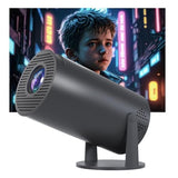 Smart Projector, Mini Projector 4K With Wifi And Bluetooth, Portable Projector With Wifi 6 & 5G, 180° Rotation, Auto Keystone, 35"-130" Display, Home Theater Video Projector