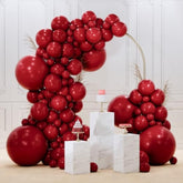 Burgundy Balloon Arch Kit: Maroon Party Garland (145pcs)