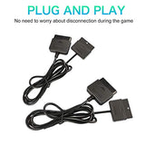 2Pack 6Ft Controller Extension Cable for PS2, 1.8m Controller Extension for Sony PlayStation 2 PS2 Game Console