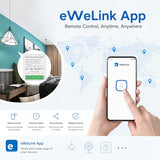 16A Mini Wifi Smart Switch Relay Module Compatible With Alexa & Google Home, Ewelink App Remote Control, Voice & Timer Schedule For Light, Fan, No Hub Required