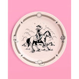 Party Western Paper Plates 24Pcs 9" Rodeo Cowgirl Cowboy Birthday Tableware