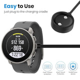Compatible With Suunto 9 Peak Pro/Vertical/Race/Race S/Ocean Charger, Replacement Charging Dock 3.3Ft Usb Charger Cable For Suunto 9 Peak Pro/Vertical/Race/Race S/Ocean Sports Watch