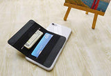 Stick On 3M Adhesive Flip Card Holder Multi-Card Slot Wallet ID, Credit Card Cash with Phone Stand Function for Apple iPhone Samsung Galaxy and more