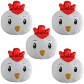 5 Pack Chicken Foil Balloons Farm Animal Birthday Party Decorations Supplies