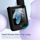 Samsung Galaxy Z Flip 4 Case Built In Slide Camera Lens Cover