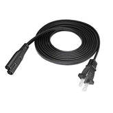 8.2Ft Power Cable Replacement For Philips Fidelio Htl7180/F7 Htl215/F7 Htl2101A Htl2101 Htl2101A/F7 Soundbar 2 Prong Ac Power Cord