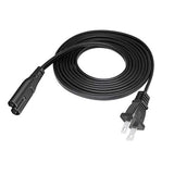 8.2Ft Power Cord Replacement For Samsung 24" 32" 40" 43" 48" 49" 50" 55" 60" 65" 75" Inch Lcd Hd Smart 4K Curved Tv Ac 2 Prong Figure 8 Power Cord Supply Cable