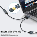 Usb C To A Female 3.0 Cable 1.6Ft, 10Gbps Usbc Male To Usba Female Cable, Usb Type C To Type A Lead For Macbook Pro/Air, Iphone 16 Pro Max/Plus, Samsung Galaxy Note 8