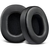 Replacement Earpads For Mpow H7 Bluetooth Headphones, Ear Pads Cushions With Soft Protein Leather, High-Density Memory Foam - Black