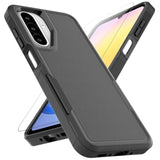 Samsung Galaxy A17 5G 2026 Case: Dual Layer Protective Heavy Duty Cell Phone Cover Shockproof Rugged with HD Screen Protector - Military Protection Bumper Tough for Samsung Galaxy A17 5G 2026, Black
