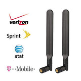 4G Lte 3Dbi External Sma Male Antenna (2-Pack) Compatible With 4G Lte Wireless Router Cpe Hotspot Industrial Iot Router Cellular Gateway Terminal Outdoor Cellular Security Camera