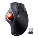 2.4G Wireless Ergonomic Trackball Mouse, Optical Rollerball Mice, Programmable Silent Buttons, 40Mm Trackball, 600/800/1200/1600 Adjustable Dpi, Compatible With Macbook, Laptop, Windows, Macos