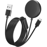 Charger Compatible With Samsung Galaxy Watch 7/Ultra/Fe/6/6 Classic/5 Pro/4 Classic/3/Active 2/Active 2 In 1 Usb To Usb C Charger Cable For Galaxy Watch Phone Tablet Earphone Etc.
