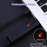 Wireless Mini Rechargeable Travel Mouse, 2.4G Ultra Slim Portable Mouse With Receiver Storage For Laptop/Pc/Mac - Black