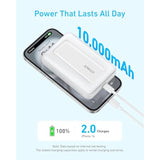 ANKER Zolo Magnetic Power Bank, Compact 10,000mAh Wireless Portable Charger with 30W Max Fast Charging, Skin-Friendly and Durable Battery Pack, for iPhone 16/15/14 Series, AirPods, and More