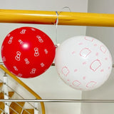 22 Pcs Cat Kitty & Bow Balloons for Girls Kitty Theme Party Decorations