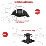 Stainless Steel Screen Protector For G Shock Dw5600 And 5610 Series Watch, Cool Looking Protective Cover Compatible With Casio G-Shock Gwm5610 Gw5600 M5630 Dw5000 Dw5025 Dw5030 Dw5035 (Black)